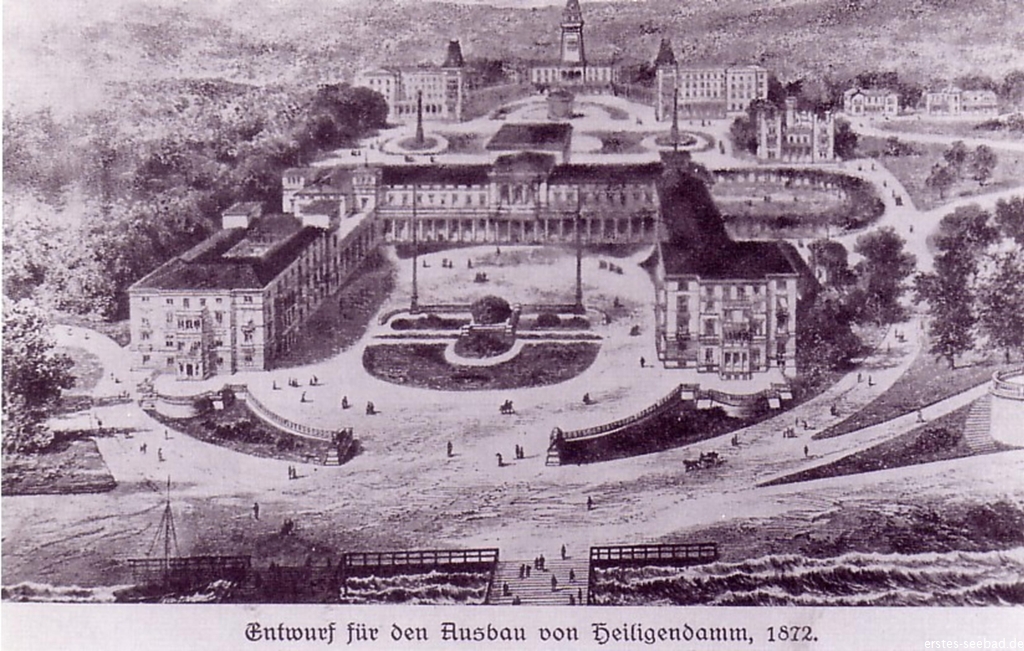 Ausbauplan für Heiligendamm von Kayser&Großheim 1872