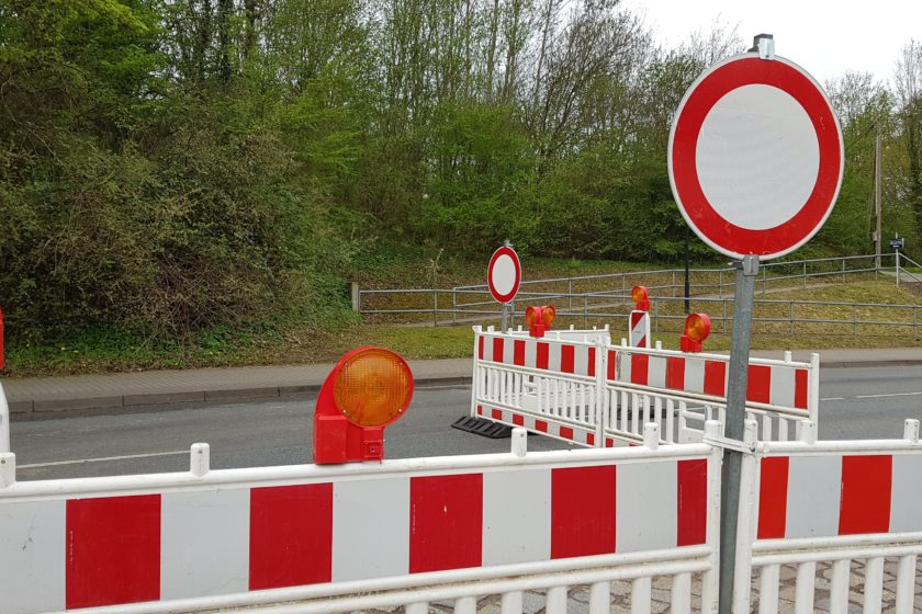 Straßensperrung Bad Doberan