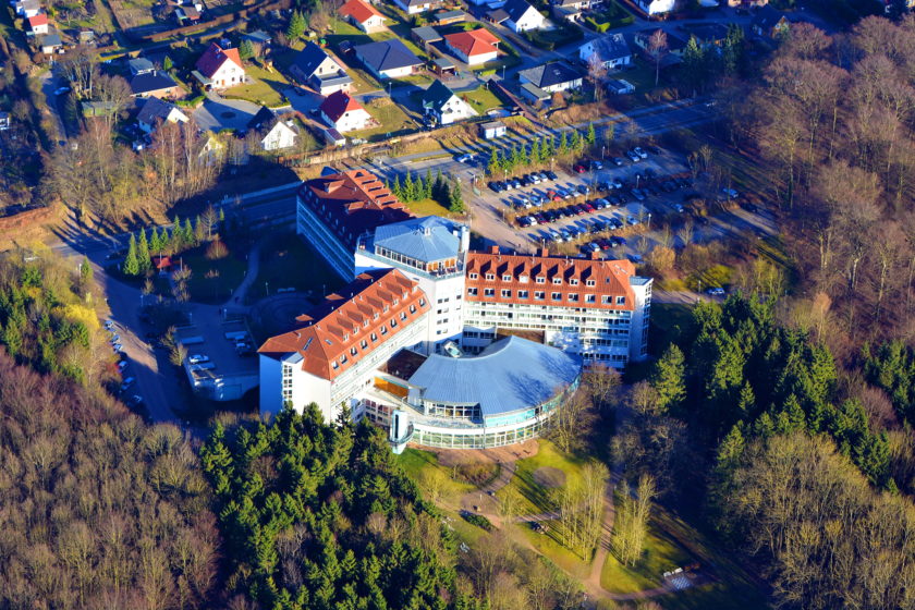 Luftbild von der Dr.-Ebel-Klinik Moorbad Bad Doberan