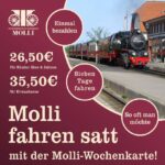 Molli-Bahn jetzt mit Wochenkarte, aber ohne Verkehrsverbund