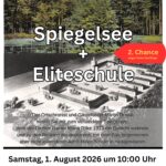 Spiegelsee + Eliteschule: Exkursion mit dem Autor von ERSTES SEEBAD